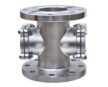 Double Window Flow Sight Glass